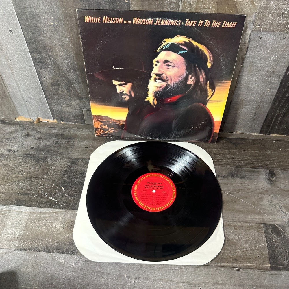 Waylon Jennings & Willie Nelson – Take It to the Limit LP BL 38562 1A,